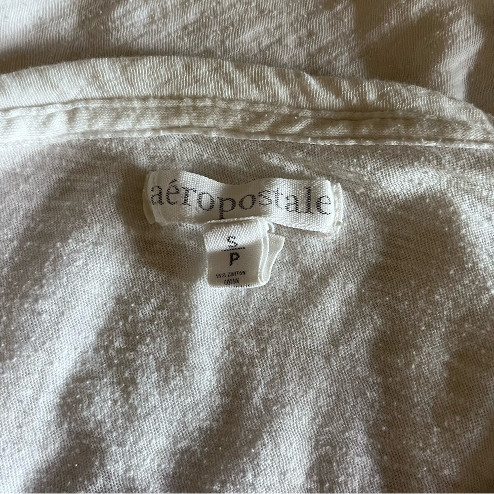 Cream Long Sleeve Top - Size Small - Picture 4 of 6